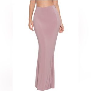 NWT House of CB Muave Ruched Skirt